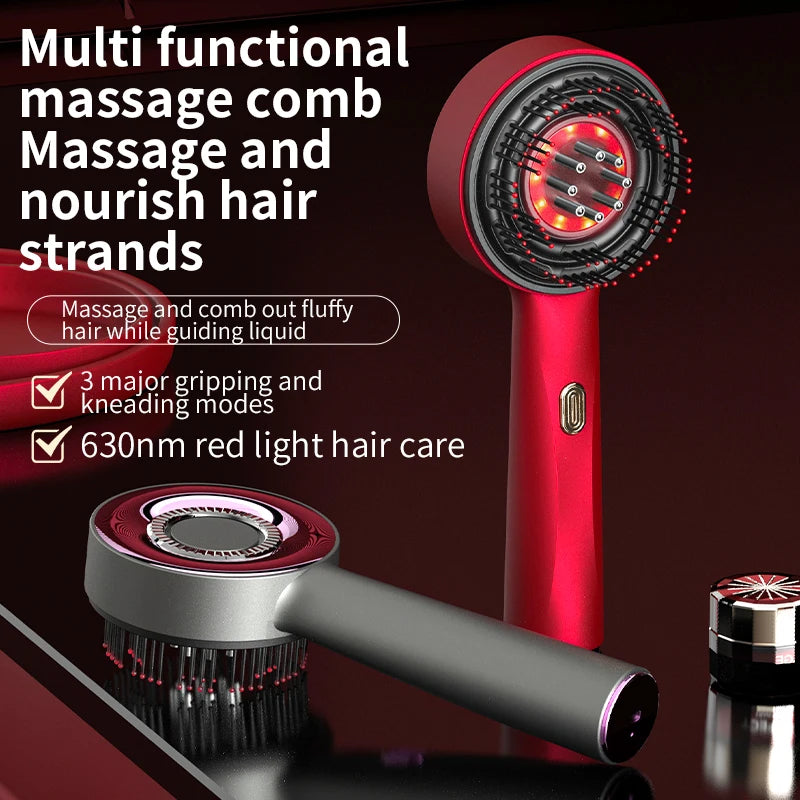 DermaVibe™ Red Light Scalp Therapy Massager
